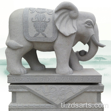 Landscape Giant Stone Carving Animals